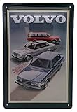 30 x 20 cm Retro Blechschild passend für Volvo Fans, Deko Werkstatt, Garagen, Auto Schild, geprägtes Stahlblech