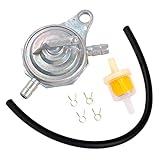 CYWVYNYT Vakuum-Kraftstoffhahn. 3-Wege-Ventilhahn. Kraftstofffilterschalter.gelten GY6 50cc 60cc 80cc 125cc 150cc und Rex Poda Honshu Jinlin(b)