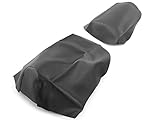 Sitzbezug + Beifahrer Sitzbankbezug (Set!/Carbon-Look) Aprilia SR 50 (alle Bj. 1997-2005, z.B. Sport, Di-Tech, Street, Racing, Funmaster, Stealth, www, Replica)