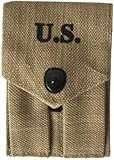 WW2 US Army M1943 Magazintasche Colt 1911 .45 – Original WWII Khaki Canvas Ammunition Pouch