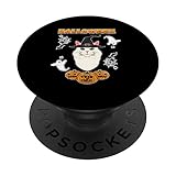 Türkisch Angora Katzen-Liebhaber I Halloween PopSockets mit austauschbarem PopGrip
