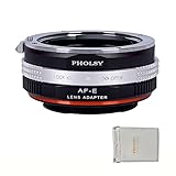 PHOLSY Objektivadapter mit Blendenring Kompatibel mit Sony A/Minolta AF Mount Objektiv auf Sony E Kameragehäuse a7 a6000 a6300 a6500 a5000 a5100 a9 ii, a7S iii ii, a7R v iv iii ii, a7C, NEX 7/6