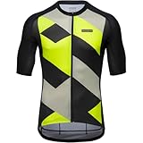 GORE WEAR Herren Spirit Signal Trikot, Black/Neon Yellow, L EU