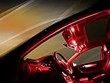maxtron Innenraumbeleuchtung Set für Auto A3 8L VFL Rot Beleuchtung Innenlicht Komplettset