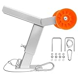 VEVOR Bootsanhänger-Sitz mit Rolle, 365–548 mm höhenverstellbar, Windstand mit U-Bolzen für 50,8–76,2 mm B x 76,2–101,6 mm H Anhängerkupplung, passend für Jetski, Segelboot, Schnellboot