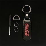 BUNCC Motorrad Carbonfaser Schlüsselanhänger Schlüsselanhänger, für Coca-Cola Zubehör