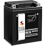 SIGA GEL Motorradbatterie 12V 14Ah 270A/EN GEL Batterie YB14L-A2 YB14L-B2 GEL12-14L-A2 CB14L-A2 12N14-3A 51411