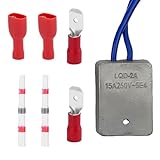Softstart Modul 230v Set, Sanftanlauf Anlaufstrombegrenzer 15A 230v, Sanftanlauf mit Insallationsset, Anlaufwiderstand Soft Start für Elektrowerkzeuge wie Kreissäge, Handkreissäge, Winkelschleifer