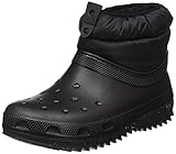 Crocs Herren Classic Neo Puff Shorty Boot W Stiefel, Black, 36/37 EU