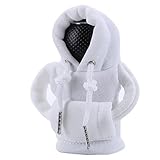 Generisch Schalthebelabdeckung als Tuning Zubehör für Mercedes W124 Coupe 1984-1995 lustiges Hoodie-Design, Schutz vor Kratzern und Komfortverbesserung(Weiß)