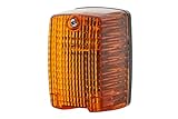 HELLA 2BM 002 652-031 Zusatzblinkleuchte - Halogen - 12/24V - Anbau/Schraubanschluss - Lichtscheibenfarbe: orange - Stecker: Male - seitlicher Anbau/rechts - Menge: 1