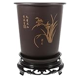 BESPORTBLE 2 Sätze Clivia Blumentopf Zaundekorationen Im Freien Chinesischer Asiatischer Pflanzer Saftiger Baumschultopf Hölzern Zimmerpflanzenbehälter Pflanzgefäße Stand Büro Abs China Groß