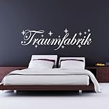 Wandtattoo Traumfabrik - 100 x 30cm - Farbe: Schwarz