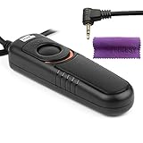 Pixel RC201/E3 Kamera Fernauslöser Kompatibel mit Canon EOS R R6 RP 90D 250D 200D Kompatibel mit Olympus EM1X EM1-III EM5-III Kompatibel mit Fuji XT3 XT4 XT30 wie RS-60E3