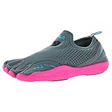 Fila Skele-Toes Emergence (Toddler/Little Kid/Big Kid) Castlerock/Neon Pink/Scuba Blue 2 Little Kid Medium