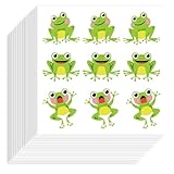 Hobbspring 180 Stück Frosch Aufkleber 25mm Selbstklebend Dekorative Papieraufkleber Wasserfest Cartoon Tier Planer Aufkleber Für Geschenke Scrapbook Kalender Tagebücher Basteln Dekoration