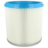 vhbw Faltenfilter - Kompatibel mit Hilti TDA-VC 20, 30, 40, TDA-VC20UM, TDA-VC40U - Nass- und Trockensauger - Filter, Patronenfilter