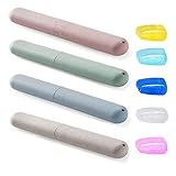 Lamondre 4 x Zahnbürsten-Etui ~ 5 x Zahnbürstenhülle, Reise Portable Zahnbürste Kopf Abdeckungen Zahnbürste Schutzhülle, Perfekter Zahnbürstenbehälter für Reisen