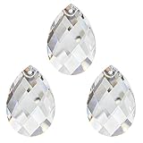 3X Christoph Palme Kristall Pendel 50mm Facetten-Wachtel Regenbogenkristall Feng Shui Kronleuchter mit 30% Bleikristall