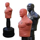 FOX-FIGHT Law Box Dummy Boxdummy Standboxsack Boxpuppe Höhenverstellbar 153-178cm (Natur)