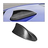 CGEAMDY Auto Haifischflossen-Antenne Abdeckung Verkleidung, FM/AM-Antenne, Hergestellt Aus ABS, Geringer Windwiderstand, für SUV, Trucks, Vans, Auto Tuning (Kohlenstoff)