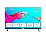 DYON Smart 32 VX - 32 Zoll (80 cm) Smart TV mit HD Triple Tuner (DVB-C/-S2/-T2), App Store, Prime Video, Netflix, YouTube, DAZN, Disney+, waipu.TV, Hotelmodus