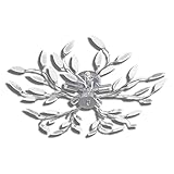 vidaXL Deckenlampe Kristall Blätter Deckenleuchte Leuchte Deckenstrahler Lampe