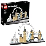 LEGO 21034 Architecture London Skyline-Modellbausatz, Bauset mit London Eye, Big Ben, Tower Bridge, Haus- und Büro-Deko, Geschenkidee für Sammler