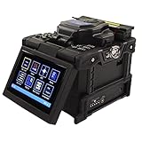 Glasfaser-Fusionsspleißgerät Automatisches Intelligentes 5-Zoll-HD-Bildschirm-Glasfaser-Spleißgerät Fasertrenner-Kit für Pigtail-Jumper-Lederkabel 100‑240 V(#4)