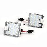 2x TOP LED XENON Umfeldbeleuchtung Aussenspiegel Leuchte Umgebungslicht WEIß (7908))