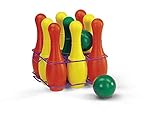 Rolly Toys Kegelspiel (9 teiliges Kegelspiel mit 2 Kugeln, Bowling Spiel, Outdoor-Spiel) 26 155 0 Mehrfarbig