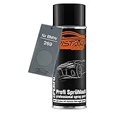 TRISTARcolor Autolack Spraydose für BMW 269 Arktisgrau Metallic/Arctic Grey Metallic Basislack Sprühdose 400ml