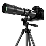 BENOISON Teleobjektiv 420-800mm, F Objektiv für Nikon DSLR, Manueller Fokus MF Zoom Objektiv für Nikon D3500 D850 D7500 D5600 D3400 D500 D7200 D5500 D750 D810 D3300 D5300 D610 D7100 D5200 D600 D3200