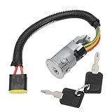 FanPaYY Zündung Barrel Schalter Lenkung Zylinderschloss 2 Schlüssel 7701469419 für Re-nau-lt Clio Scenic Mk2 701471098 7701471220