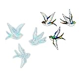 Mehrzweck-Schwalbenpflaster-Set, stabiles Silikon-Zubehör für Heimdekoration, Bastelbedarf, Schwalben-Silikon