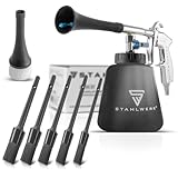 STAHLWERK Druckluft-Reinigungspistole RP-90 ST mit Tornado-Effekt Druckluft-Reiniger | Innenreiniger | Waschpistole | Kfz Ausblaspistole zum effektiven Reinigen von verschmutzen Oberflächen