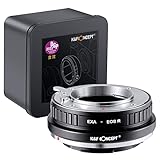 K&F CONCEPT Lens Mount Adapter EXA-EOS R Manueller Fokus Kompatibel mit Exakta, Auto Topcon Objektiv an Canon EOS R Mount Kameragehäuse