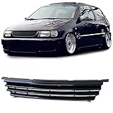 Sport Grill Kühlergrill ohne Emblem Schwarz für VW Polo 6N 94-99