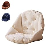 Animatey Plüsch Esszimmerstuhl Pad Schaukelstuhl Sitzkissen Hängestuhl Sitzauflage Drehsessel Kissen Polster Auflagen für Rattanstühle zum Indoor Outdoor Zuhause Büro Patio Yard Garten (Beige L)