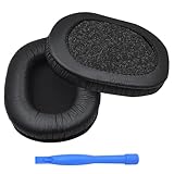 Ersatz Ohrpolster für Sony MDR-7506 / MDR-V6 / MDR-V7 / MDR-CD900ST Kopfhörer von MMOBIEL - Protein PU Kopfhörer Ohrpolster – Ersatzpolster - Schwarz