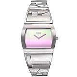 STORM London Xis, Damenuhr, Analoguhr, Mineralglas, Edelstahlgehäuse, Signature Armband, 34 x 27mm, 3 bar Wasserdicht (Ice)