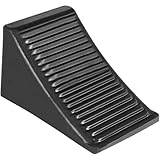 TOYANDONA Gummiwagen Keil Rutschfester Radstopper mit Profil für Pkw LKW Anhänger Reifenstopp zur Fahrzeugfixierung und Werkstattgebrauch