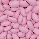 EinsSein 1kg Hochzeitsmandeln Gracile midi rosa matt Mandeln Hochzeit Zuckermandeln Bonboniere Confetti Badem sekeri Gastgeschenk Zucker Mandeln Taufmandeln