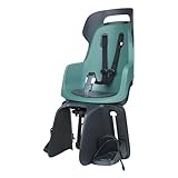 BOBIKE 8012300016 - Fahrradkindervordersitz GO Maxi mit MIK-HD Gepäckträgerhalterung für Fahrräder mit 26“ bis 29“ Laufrädern geeignet für Kinder in Farbe Pfefferminze