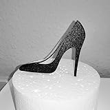 Schuhe, Pumps,High Heel,Cake Topper Geburtstag Torten Stecker Schwarz