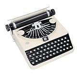 Vintage Vintage -Schreibmaschine, Büroarbeit für Heimdekoration, Retro -Antistress -Ornament für Lernen, kreatives Büro oder Designflächen