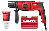 Hilti 228080 Kompakter Bohrhammer TE 2 230V (650 W, 1.8 J, SDS Plus, Bohraufgaben mit 2 Modi: mit und ohne Schlagzeug, Gewicht 2,7 kg, inkl. Koffer)