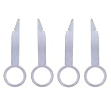 Keple Keple Autoradio-Entfernungswerkzeug, Schlüssel, DIN-Entriegelungsschlüssel-Set für Audi, VW, VolksWagen, Mercedes Benz, BMW, OEM-Kopfeinheit, CD-Media-Player, Stifte, Universalstift, Stereo-Hak