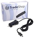 Trade-Shop KFZ Ladegerät Ladekabel Adapter für Mitac Mio A201 A501 A700 A701 C210 C220 C250 C310 C317 C320 C510 C517 C520 C710 C720 C810 H610 P340 P350 Moov M300 M305 M405 M610 V505