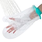 Bewudy 1 Stück Duschschutz Hand, Gipsschutz Wasserdicht Hand Gipsschutz Für Die Hands Wiederverwendbarer Gipsarm Duschen Schutzhülle Arm Wasserdichter Handgipsschutz Für Handgelenk Finger